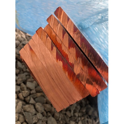 Медная шина 90х5мм М0б твердая 4 метра ГОСТ 434-78